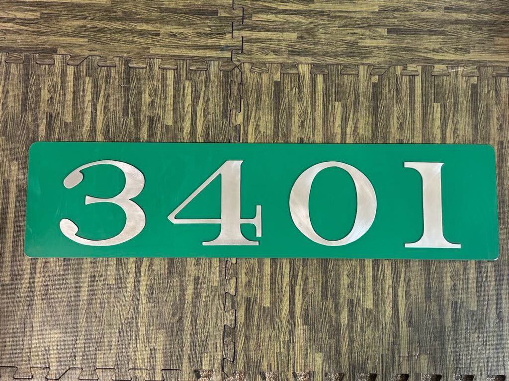 ナンバープレート 名鉄モ3401いもむし　エバーグリーンコレクション 鉄道 広見線 愛岐 各務(wù)原線 犬山橋 舞木