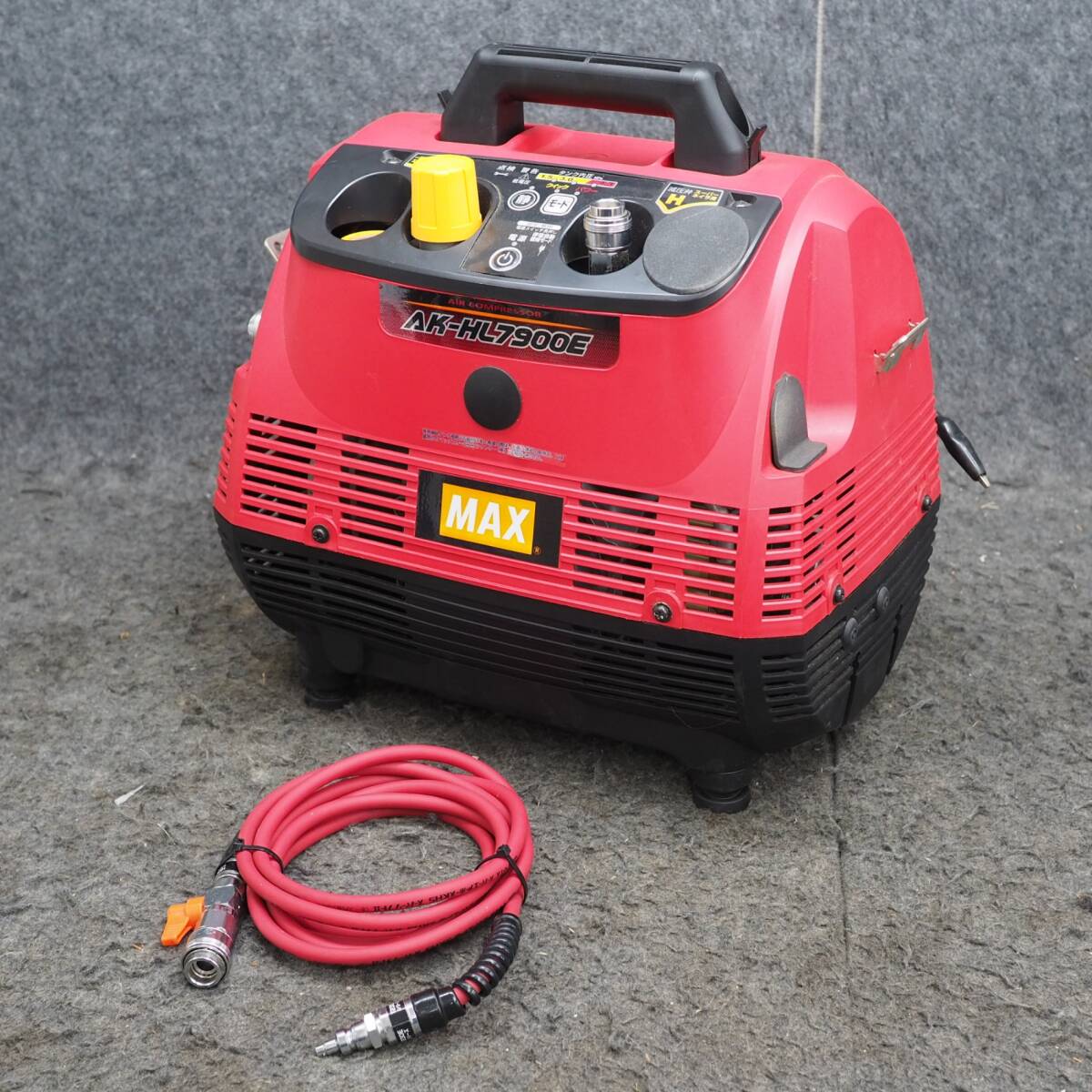 中古品】マックス/MAX エアコンプレッサー AK-HL7900E　高圧補助タンク供給用モデル■送料無料・代引き・店頭受取対応■
