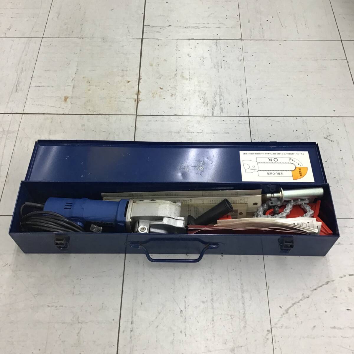 【中古品】 松阪鉄工所/MCC 塩ビ管チェーンソー200 ■送料無料・代引き・店頭受取対応■