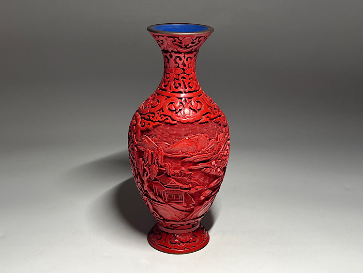 堆朱花瓶台湾中国