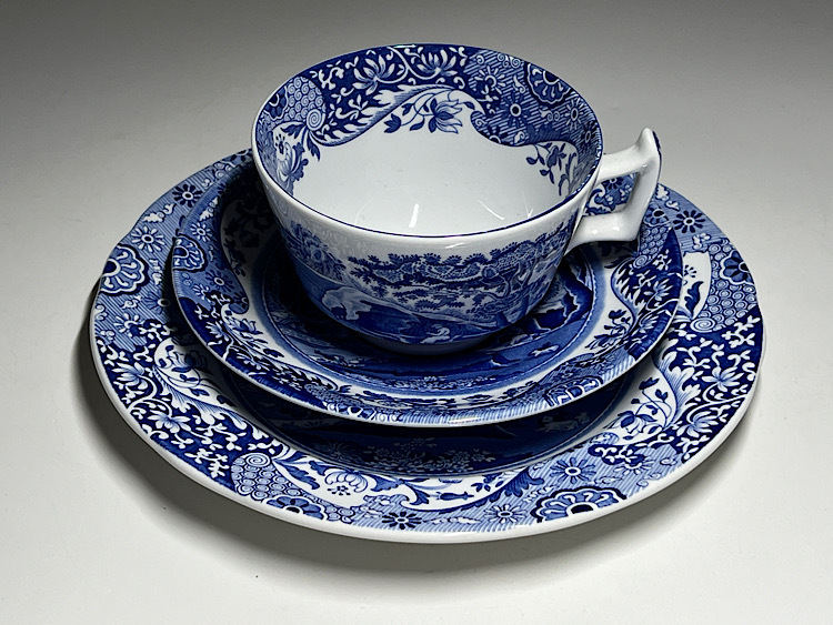 【瑞】スポード Spode ITALIAN　カップ＆ソーサー＋プレート