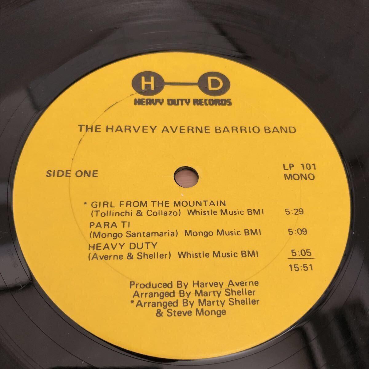 Harvey Averne Barrio Band-S.T. монофонический оригинал 