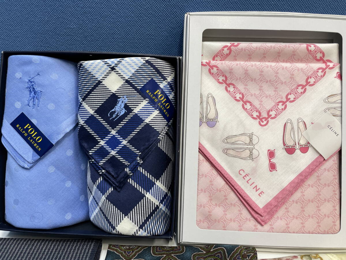 RALPHLAUREN・CELINE・YSL・NinaRicci 各種 ハンカチ RALPHLAUREN・CELINE・YSL・NinaRicci 各種 ハンカチ