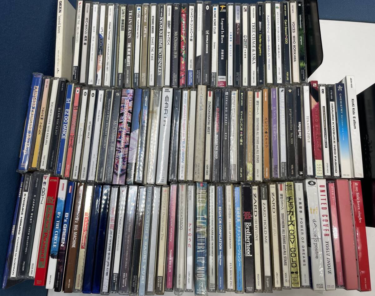 □M115 邦楽 ポップス J-POPなど 100枚以上 CDまとめ売り★ BOOWY/ZARD/trf/XJAPAN/B'z/ミスチル/サザン/チェッカーズ/長渕剛/尾崎豊他