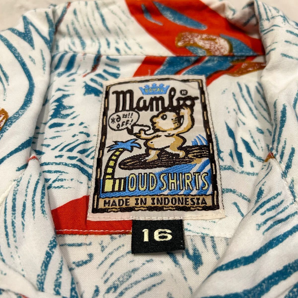MAMBO LOUD SHIRTS man bo громкий рубашка общий рисунок рисунок соединять . воротник открытый цвет серфинг Vintage гавайская рубашка искусственный шелк 100%
