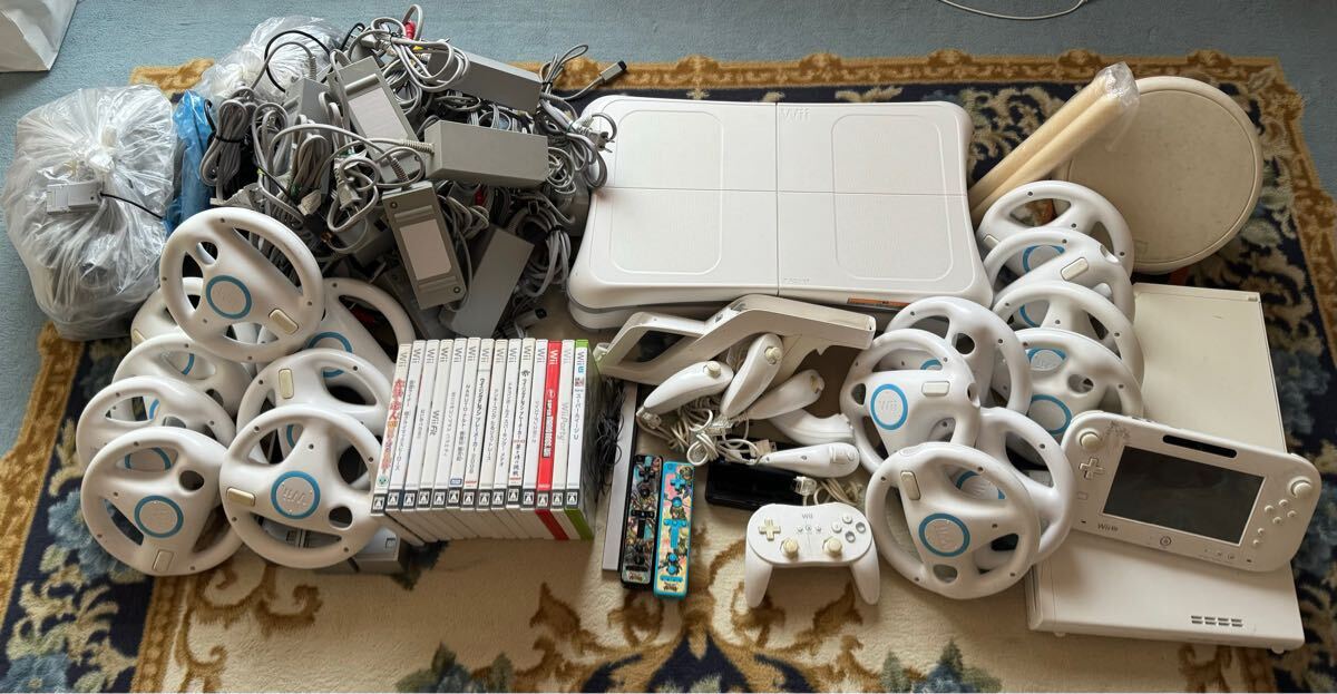 wii＆wiiu本体＆コントローラー付属品等のまとめ出品①