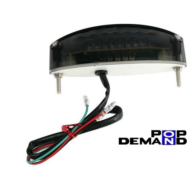 ◆即日発送◆訳有り 汎用 スモーク LED テールランプ E11 12V 防水 CB650カスタム CB750カスタム GL500カスタム CTX700