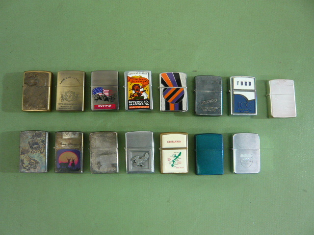 949◆ZiPPO　ライター　ハーレダビットソン　キャビン　他　まとめ　15点セット◆中古◆ロ1