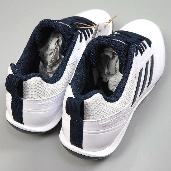 R604 新品 adidas アディダス Stabile 5 Low スタビル 5 ロー スパイク 金具 野球 ホワイト/ネイビー 25.0cm