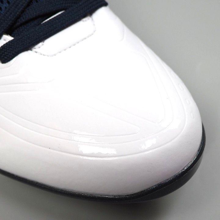 R604 新品 adidas アディダス Stabile 5 Low スタビル 5 ロー スパイク 金具 野球 ホワイト/ネイビー 25.0cm