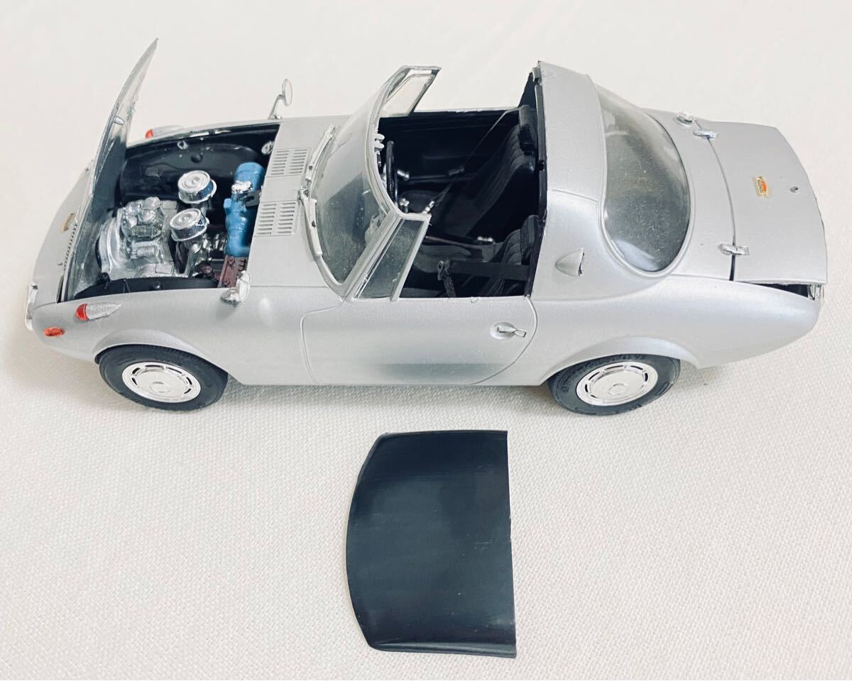 1/24 TOYOTA S800 トヨタS800 ヨタハチ シルバー プラモデル完成品 1/24 TOYOTA S800 トヨタS800 ヨタハチ シルバー プラモデル完成品