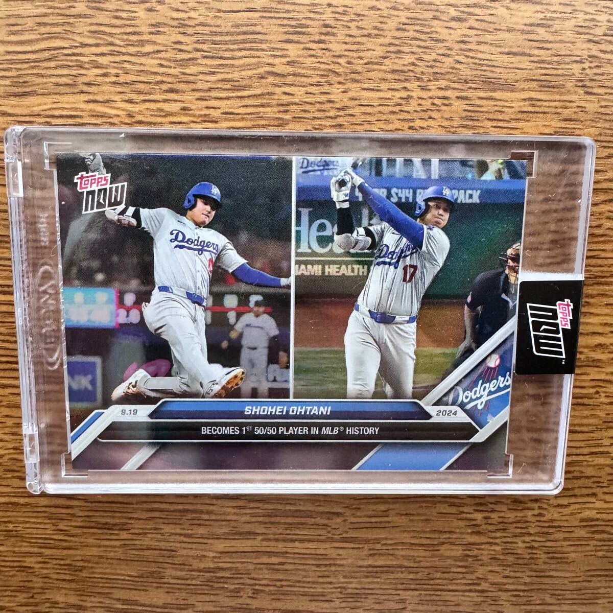 SHOHEI OHTANI 大谷翔平 50/50 topps now 722ssp