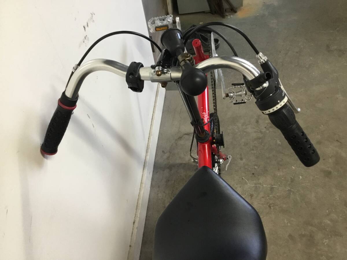 たっちゃんリカンベント自転車　7段変速F16インチR24インチ快調です たっちゃん様専用リカンベント自転車 7段変速F16インチR24インチ