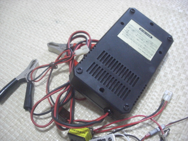  Union nikado charger 6V timer type DC fast charger used . Union AC-05 2ch. auto cut UNION MODEL Junk 