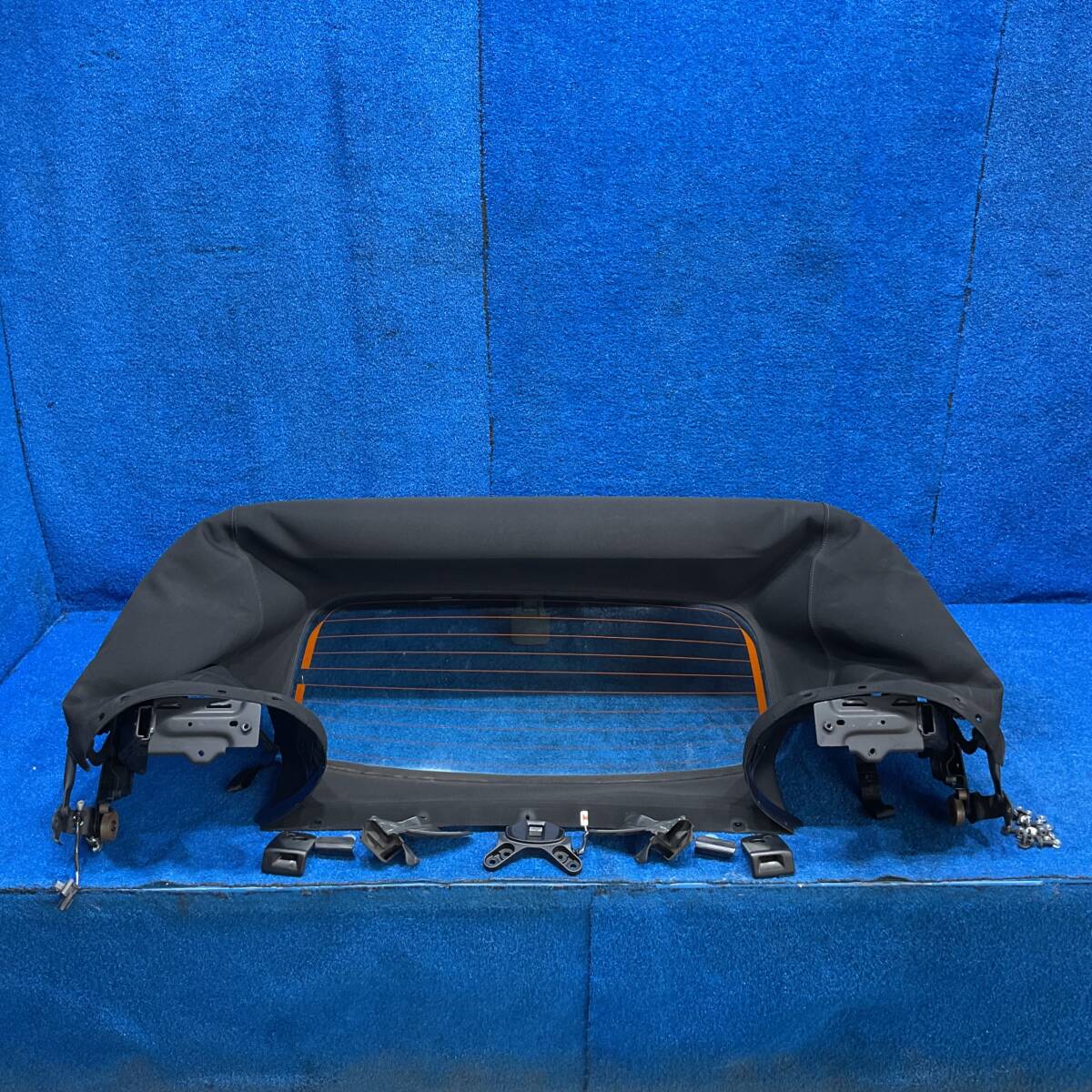 [AK-0022801][T] H27 Mazda Roadster ND ND5RC [ оригинальный мягкий верх тент стекло тепловые лучи имеется catch молдинг комплект ] 580137