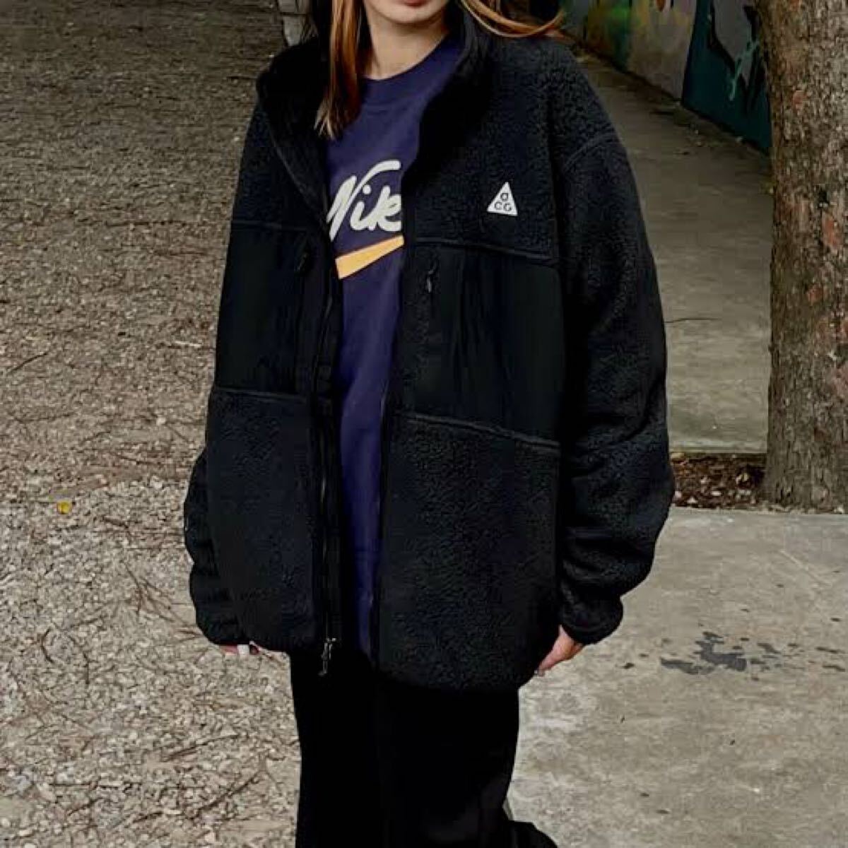NIKE ACG ARCTIC WOLF FZ BLACK ナイキ ACG アークティック NIKE ACG ARCTIC WOLF FZ BLACK ナイキ ACG アークティック