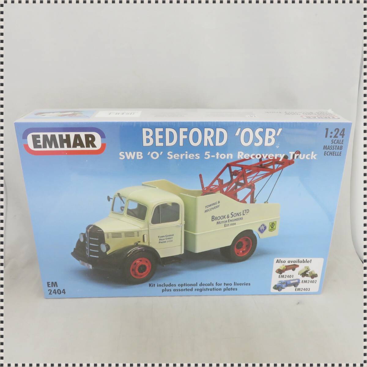 【 未開封 】 エマー 1/24 ベッドフォードレッカー車 プラキット HA100816
