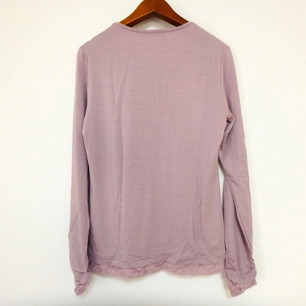 #anc ギャラリービスコンティ GALLERYVISCONTI カットソー 2 ピンク系 レース レディース [913240]_画像2