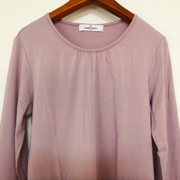 #anc ギャラリービスコンティ GALLERYVISCONTI カットソー 2 ピンク系 レース レディース [913240]_画像3