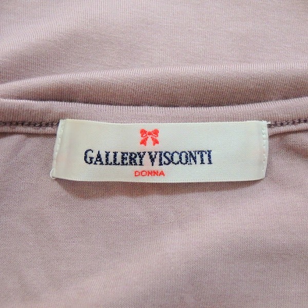 #anc ギャラリービスコンティ GALLERYVISCONTI カットソー 2 ピンク系 レース レディース [913240]_画像5