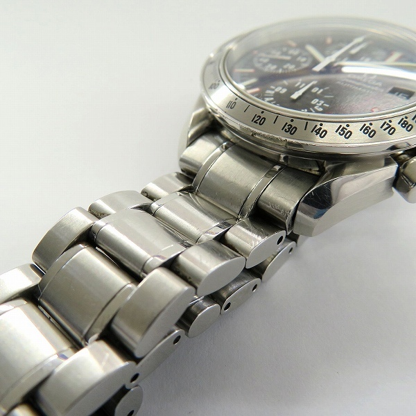 #anzw オメガ OMEGA 腕時(shí)計(jì) スピードマスター レーシング シューマッハ 11111本限定 3519.50 自動(dòng)巻き シルバー ブラック メンズ [770147]