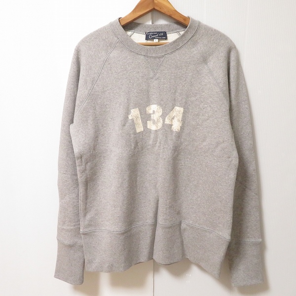 #wnc メーカーズシャツカマクラ メーカーズシャツ鎌倉 Casual134 トレーナー スウェット L グレー 裏起毛 ナンバー メンズ [911314]