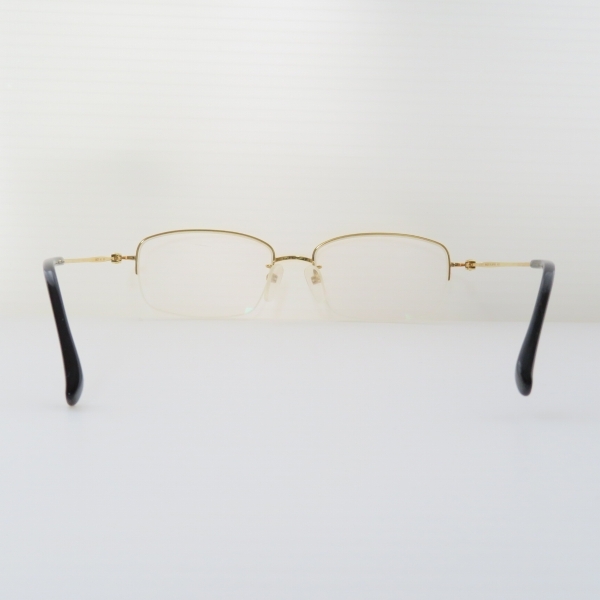 #anzj シチズン CTIZEN メガネフレーム Dressel 21810 54□17 ハーフリム k18 度入り ユニセックス [864748]_画像3