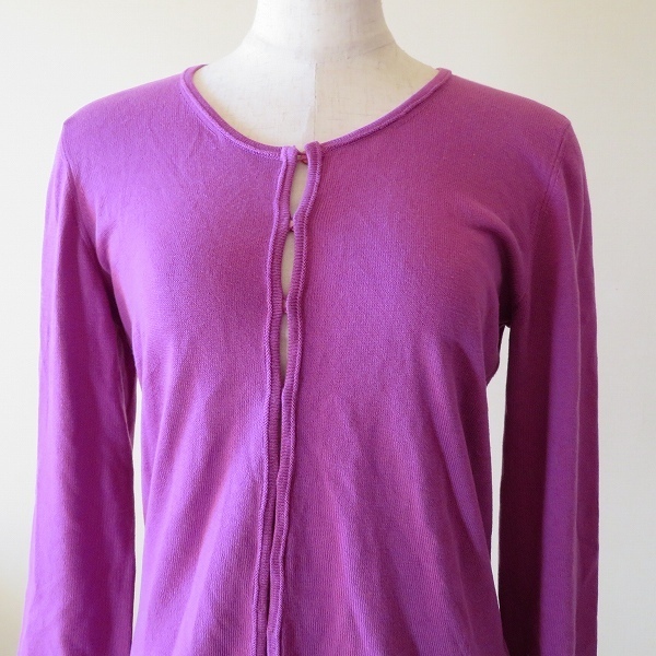 #anc SALE アルマーニコレツィオーニ ARMANI COLLEZIONI カーディガン 紫 ニット レディース [700688]
