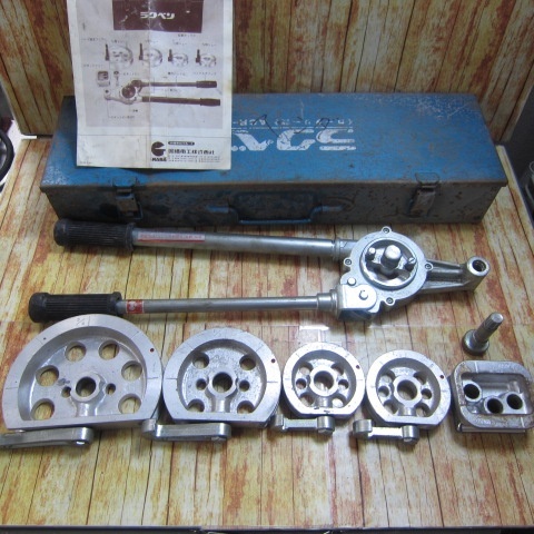 【中古Bランク】INABA イナバ 因幡電工 ラクベン ACR-3456 ロータリー型 銅管ベンダー パイプベンダー パイプ曲げ機