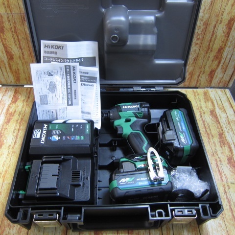 【未使用品】ハイコーキ(HIKOKI ※旧:日立工機) コードレスインパクトドライバ アグレッシブグリーン WH36DD(2XHLSZ)