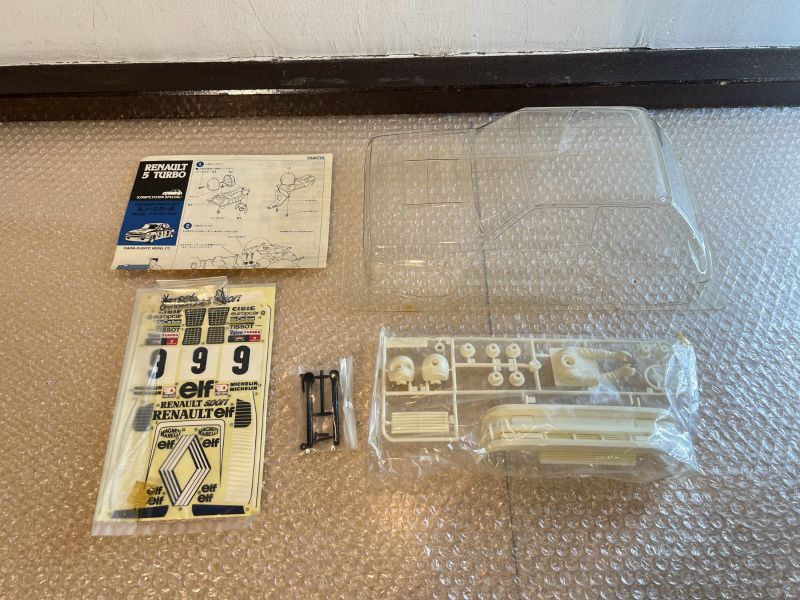1円〜 未組立品 タミヤ 1/12 ルノー 5 ターボ スペアボディセット No.158 ラジコンパーツ RC