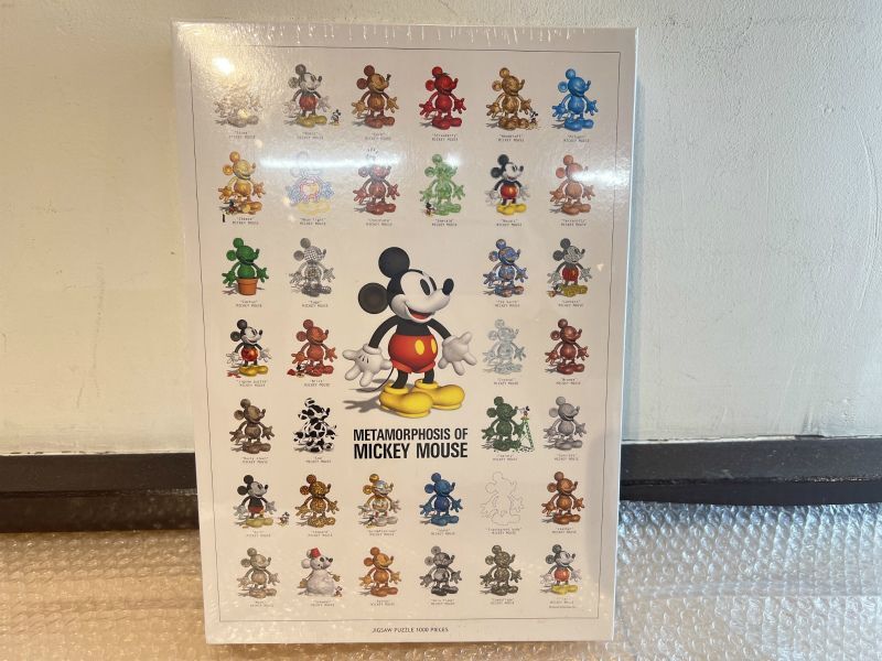 未開封品 ディズニー ミッキーマウスの大変身 1000ピース ジグソーパズル 保管品