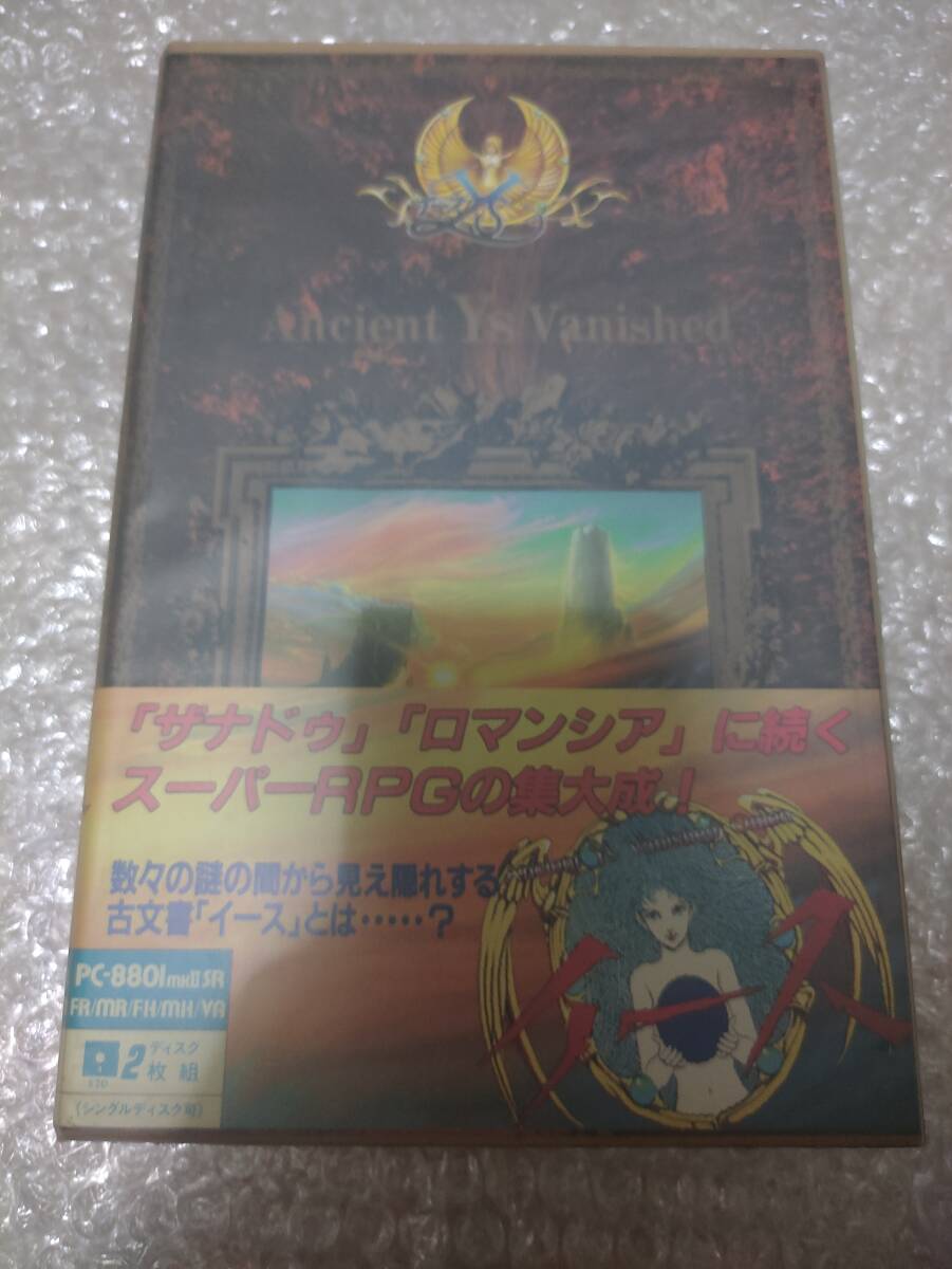 PC-8801MKⅡSR 5インチFDソフト イース 日本ファルコム　ジャンク