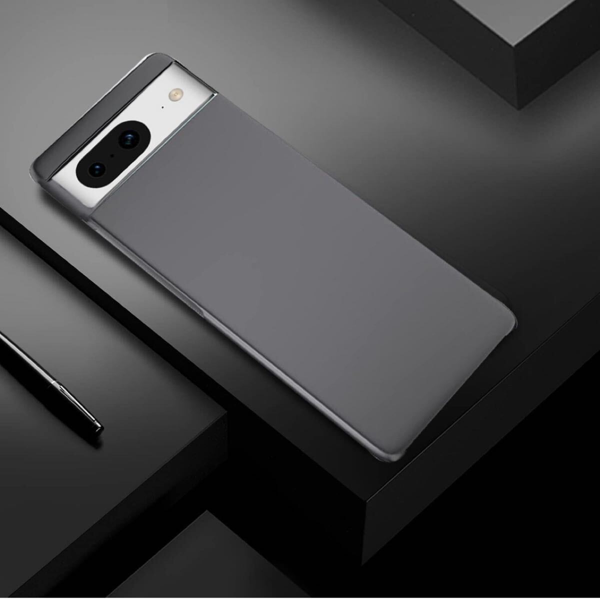 超薄型 Wojiaozvlf 極薄 Google pixel 6 ケース PCマット質感 超軽量 指紋防 擦り傷防止 超耐磨 耐衝撃 ワイヤレス充電対応 ブラック 美品_画像7