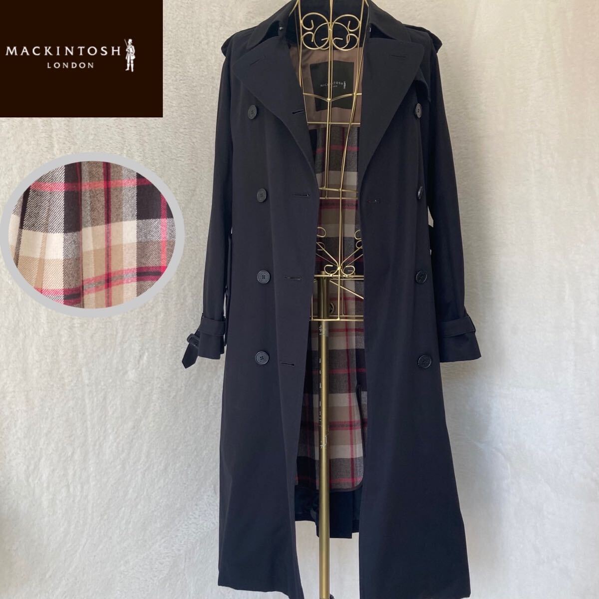 美品 》MACKINTOSH LONDON マッキントッシュロンドン トレンチ 美品 》MACKINTOSH LONDON マッキントッシュロンドン トレンチ