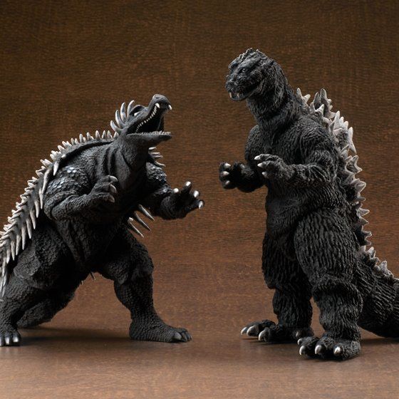輸送箱未開封 未使用品 エクスプラス 少年リック限定 「東宝30㎝シリーズ ゴジラ 1955 & アンギラス 1955 限定対決セット」