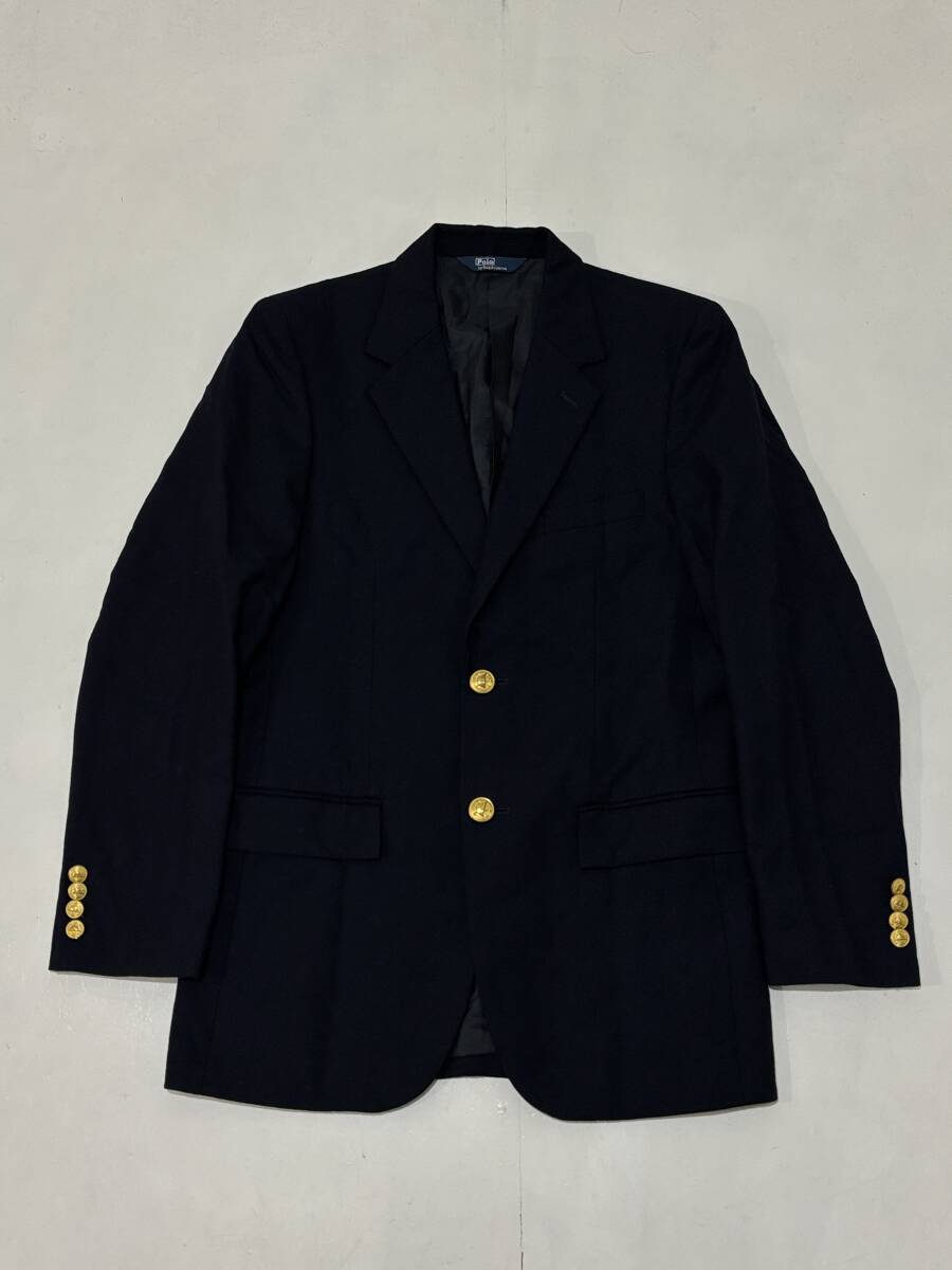 Polo by RALPH LAUREN】ラルフローレン ナイガイ期 紺ブレ Polo by RALPH LAUREN】ラルフローレン ナイガイ期 紺ブレ