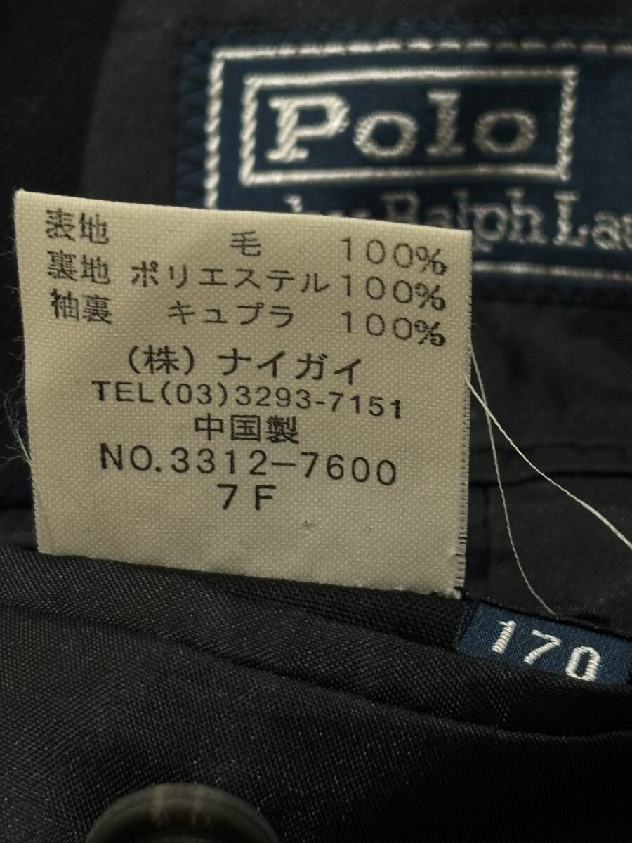 Polo by RALPH LAUREN】ラルフローレン ナイガイ期 紺ブレ Polo by RALPH LAUREN】ラルフローレン ナイガイ期 紺ブレ