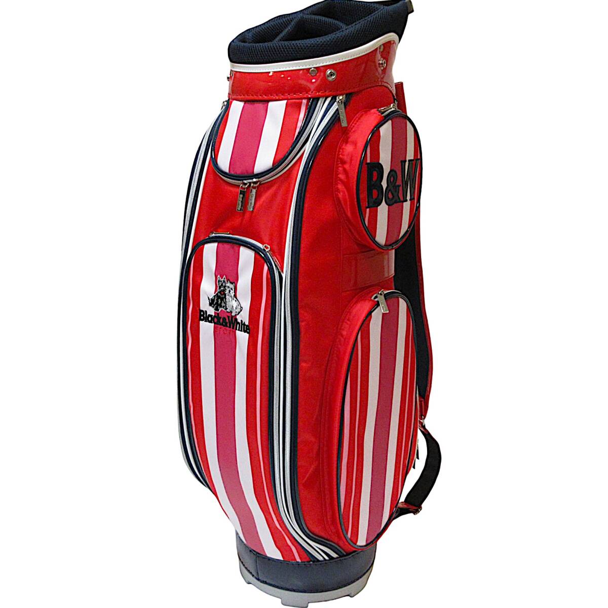10150円 定5.1万 新品◇Black&White◇GOLF CADDY BAG ゴルフ 10150円 定5.1万 新品◇Black&White◇GOLF CADDY BAG ゴルフ