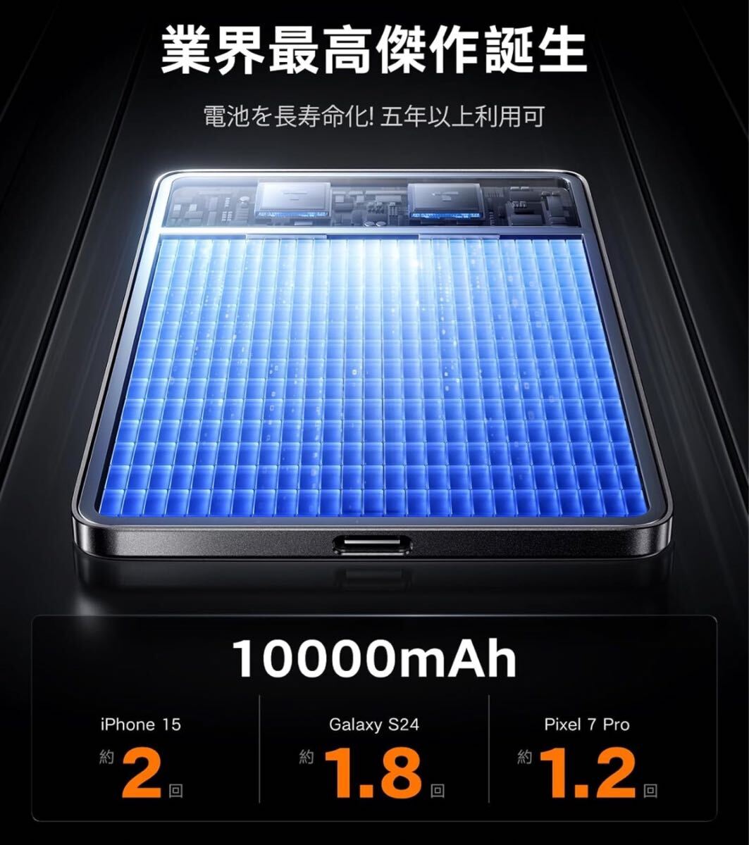 TORRAS モバイル バッテリー 2024自信作 マグネット式 TORRAS モバイル バッテリー 2024自信作 マグネット式