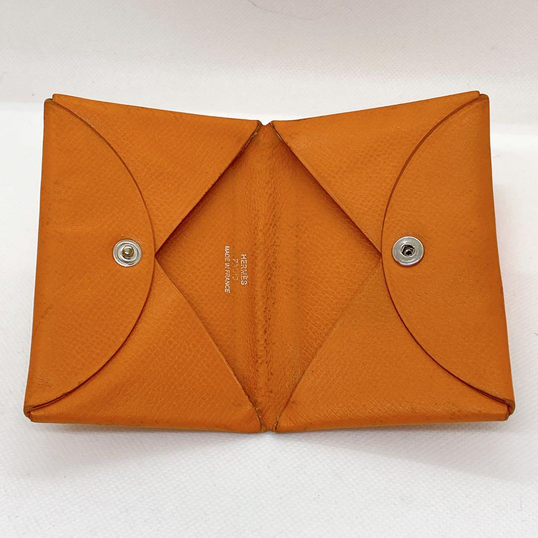 HERMES エルメス ガルヴィ 名刺入れ 箱 ギャランティカード 付き HERMES エルメス ガルヴィ 名刺入れ 箱 ギャランティカード 付き