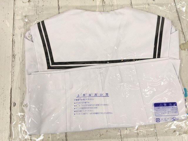 [as847] junior high school high school woman for school uniform uniform love marchen Rav meruhen summer clothing sailor suit short sleeves M800-3 size :155 unused *W70