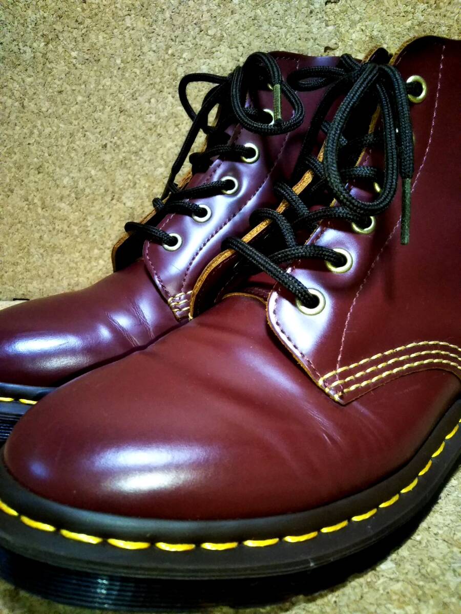 【Dr.MARTENS】ドクターマーチン 101 ARC 6ホールブーツ UK6 (25cm ) 6EYE BOOT OXBLOOD 茶芯 希少レア【良品】