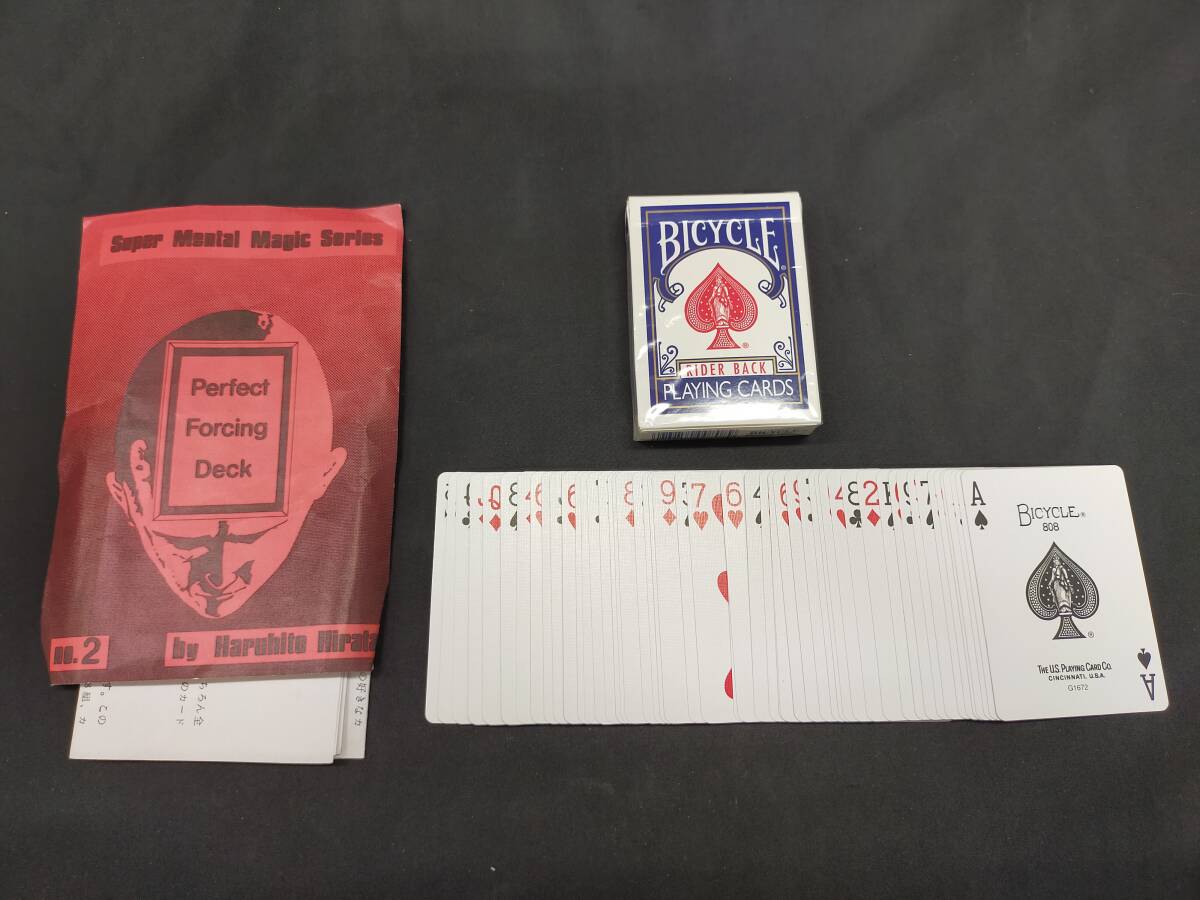 【G752】Perfect Forcing deck　パーフェクトフォーシングデック　平田治民　メンタルマジック　カード　ギミック　マジック　手品