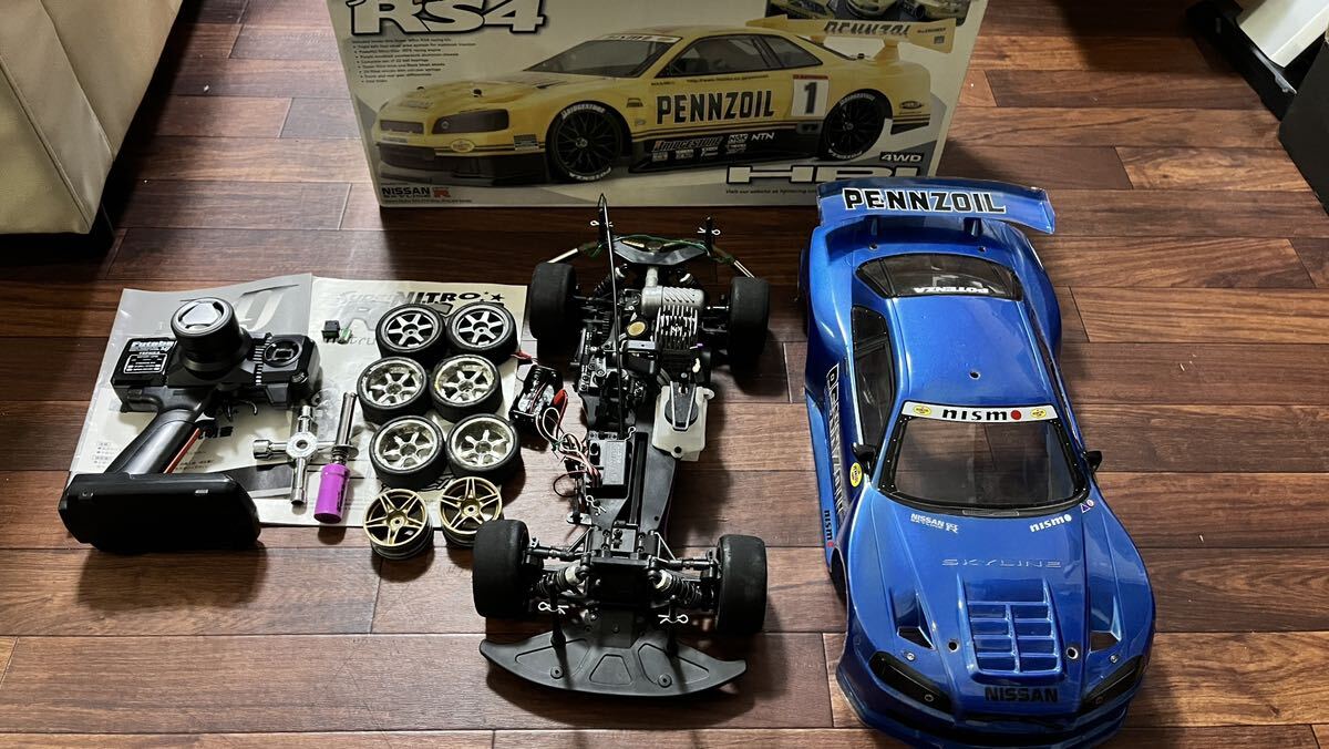 HPI, ニトロ RS4, アコード2ドアクーペ,エンジンカー, 1/10