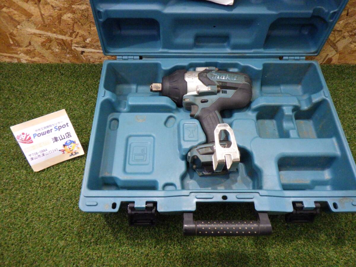 マキタ 充電式インパクトレンチ 18V 本体のみ TW1001DZ 通電確認 グリップのところが少しブレます 中古品 241019