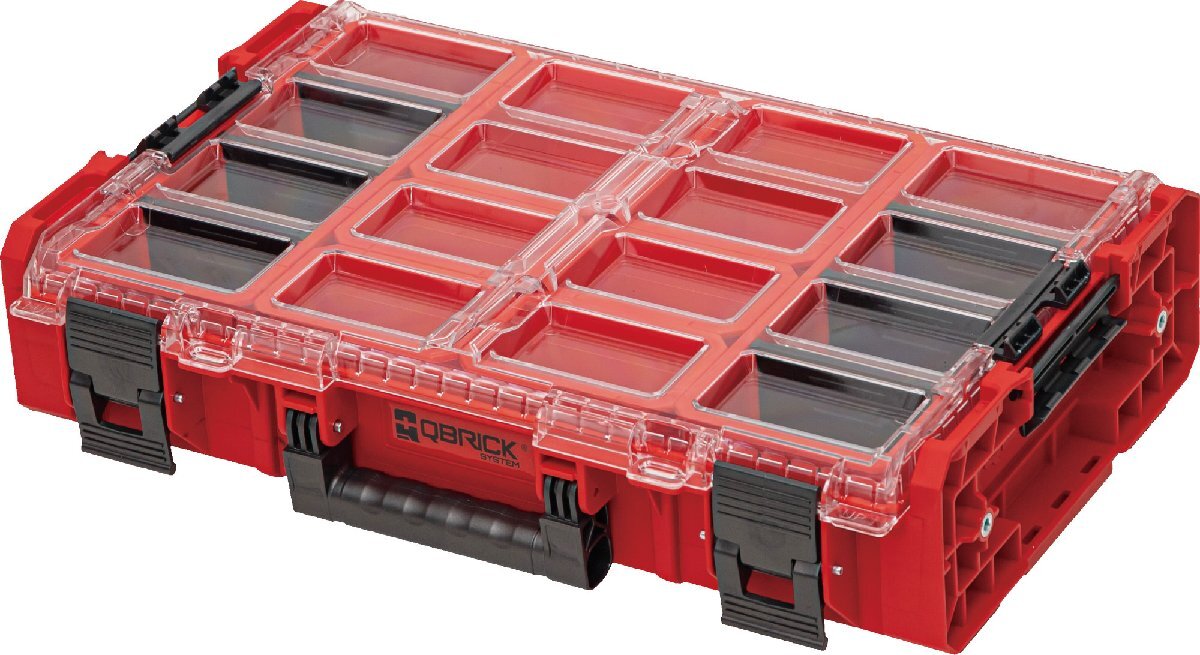 QBRICK（キューブリック）ORGQXL2CCZEPG003 QS1 オーガナイザーXL2.0 赤 品番：5901238256212 ツールボックス 道具箱 工具箱 電設 電気