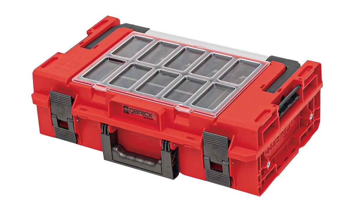 QBRICK（キューブリック）SKRQ200E2CCZEPG003 QS1 ツールボックスE S 赤 品番：5901238258254 ツールボックス 道具箱 工具箱 電設 電気