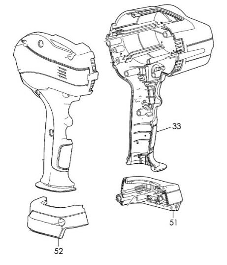 マキタ makita 18V 充電式ケーブルカッタ TC100DRG 用 ハウジングＡＳＳＹ ZM00000162 バッテリーケースＡＳＳＹ ZM00000166 ２点セット