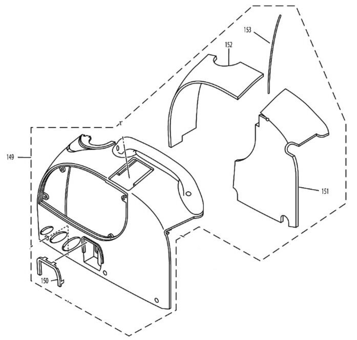 マキタ makita ポータブルインバータ発電機 EG0900IS 用 カバ－アセンブリ１ YH00000507 インバータ 発電機 修理パーツ 供給 部品